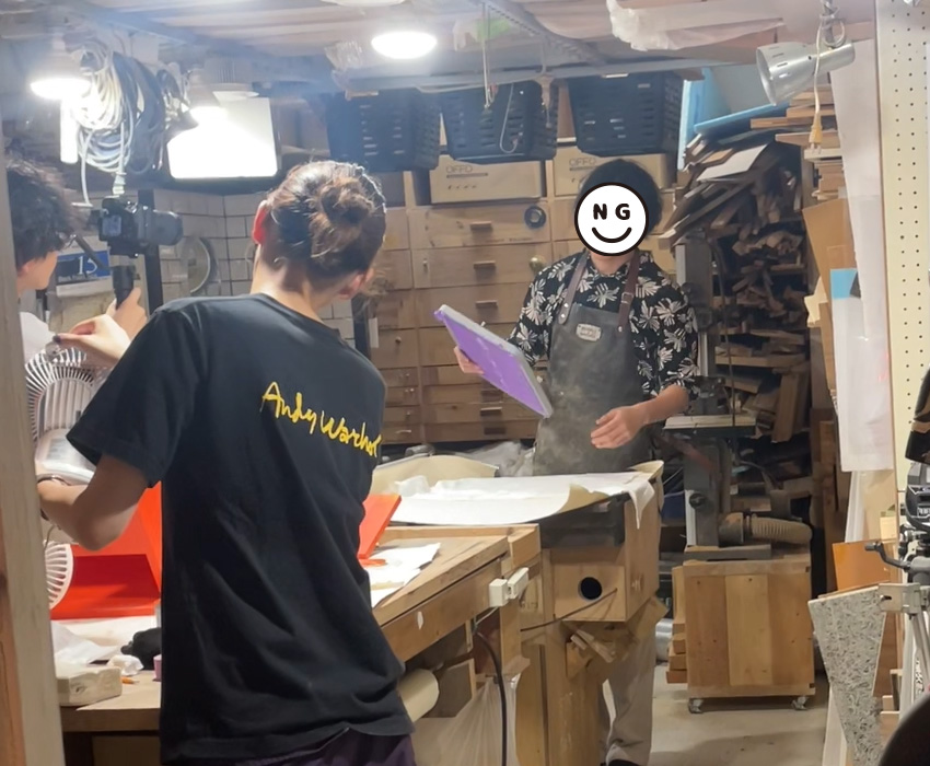 オリジナルグッズ制作と撮影